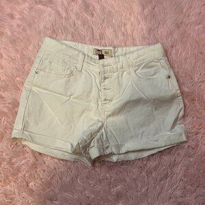 White L.E.I Shorts